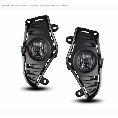 Winjet Fog Light - Clear Wiring Kit Included CFWJ-0664-C